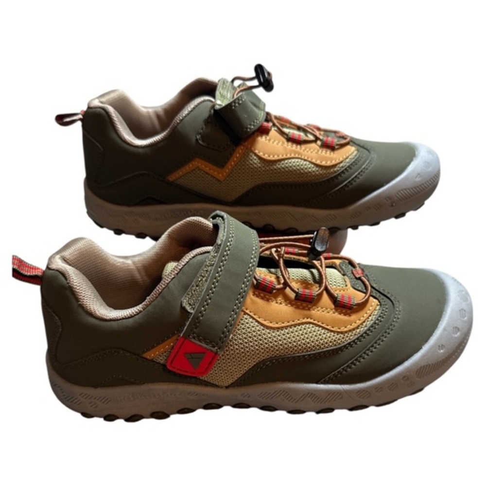 Mishansha kids hiking Olive and Tan Sneakers 38 (6)